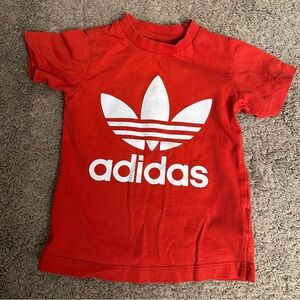 Adidas Toddler Red T-Shirt size 2-3 years